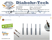 Tablet Screenshot of diabohr-tech.com